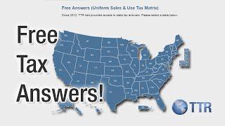 Free Tax Answers from TTR - The Tax Answer Company