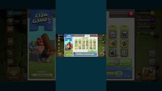 What should you claim from the clan games. #shorts #clashofclans #clangames