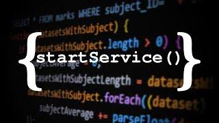 Starting an Android Service