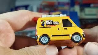 hotwheels. super mario bros  plumber van  review