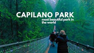 Capilano Suspension Bridge Park - MOST THRILLING Place in Vancouver Canada ...