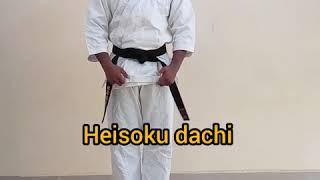 seven basic karate stances and their Japanese names explained in Malayalam