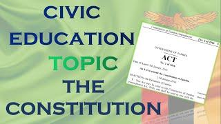 What is a Constitution   Civic Education