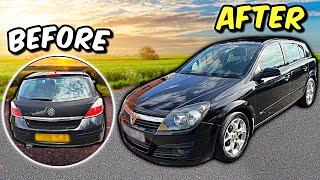 PREPPING THE £500 VAUXHALL ASTRA FOR SALE FLIPPING CARS FOR PROFIT