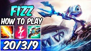 HOW TO PLAY FIZZ MID & CARRY | Best Build & Runes | Diamond Player Guide | League of Legends