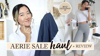 AERIE SALE HAUL & REVIEW: What I Got For $325 | Best Leggings?