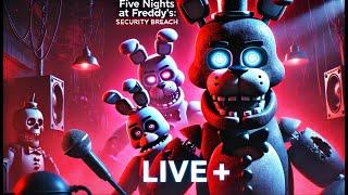 LIVE  Playing Five Nights at Freddy’s: Security Breach – Intense Horror & Jumpscares! PART 5