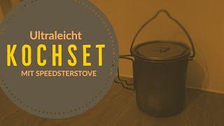 Ultraleicht Kochset mit Speedsterstove