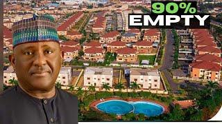 WHY IS THE MOST EXPENSIVE ESTATE IN ABUJA NIGERIA EMPTY AND ABANDONED   ( bua estate)