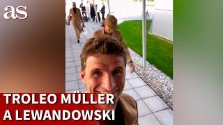 En plena crisis del BARÇA, MÜLLER trolea a LEWANDOWSKI en INSTAGRAM | AS