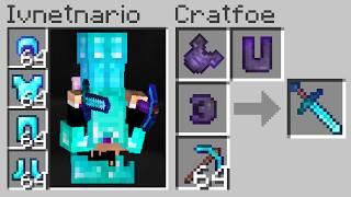 Minecraft PERO MI INVENTARIO es RANDOM