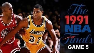 THE 1991 NBA CHAMPIONSHIP Showdown: Michael Jordan vs Magic Johnson!