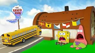 Cars vs Krusty Krabs House | Teardown