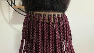 EASY BOB BOX BRAIDS | NO RUBBER BANDS | TENSION FREE METHOD | Protective hairstyle | Shivan Kay