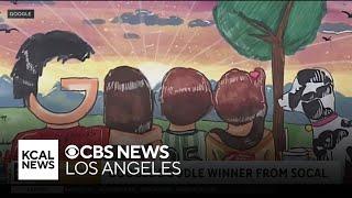 Orange County middle school student represents California in the Doodle for Google contest