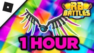 ROBLOX GETTING THE WINNERS WINGS IN 1 HOUR (ROBLOX RB BATTLES)