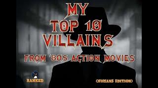 My Top 10 Villains from 80s Action Movies (ranked) #actionmovies #cinema #ranked #movies