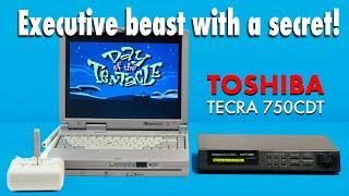 The Executive Beast with a Secret for MSDOS retrogaming! Toshiba Tecra 750CDT review- Ep.16