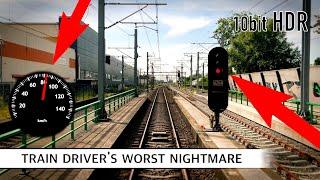 Experience Train Safety Fails: Passing a Red Signal at Speed | Shocking Train Moments