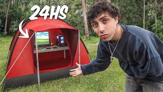 Estuve 24 Horas en una Carpa ️