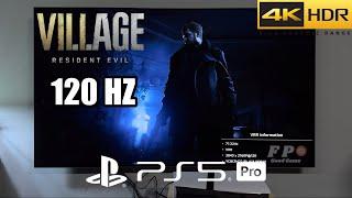 Resident Evil Village PS5 Pro Gameplay With LG Oled TV 4K (Ray Tracing 120HZ)