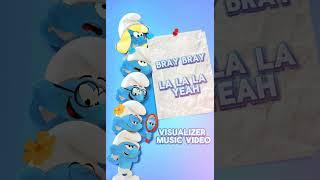 La la la yeah (Visualizer music video teaser) - Bray bray (inspired by the Smurfs movie )#shorts
