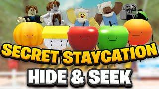 Roblox SECRET STAYCATION HIDE AND SEEK WITH GOOFYBALL & FRIENDS!!