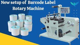 New setup of Barcode Label Rotary Machine in @prezotech | New Small Business starting Idea #Rotary .