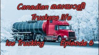 Truck driving in winter, USA to Canada Truck Driving in Snow, Pov Driving, Truckers Life in Canada