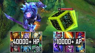 40000+ HP SION vs 10000+ AP VEIGAR FULL BUILD FIGHTS & Best Pentakills!