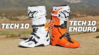 Alpinestars Tech 10 vs Tech 10 Enduro Dirt Bike Boots