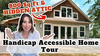 800 sq ft Handicap Accessible Mother In Law House Tour | ADU | ADA | Guest house | Tiny Home