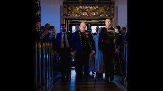 King Harald V of Norway attends church parade in Oslo Cathedral