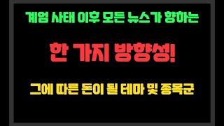 계엄 사태 이후 현재 모든 뉴스가 향하는 한 가지 방향성! 그에 따른 이후 돈이 될 테마 및 종목군 / 퇴진로드맵,하야,탄핵소추안