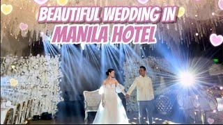 Beautiful Wedding in The Manila Hotel