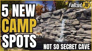 5 Awesome NEW Camp Spots! | Fallout 76 Best Camp Locations