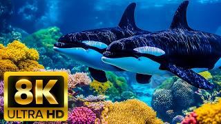 5 HOURS of 8K Underwater Wonders + Cinematic Music - Coral Reefs & Colorful Sea Life in UHD