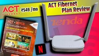 ACT Fibernet WiFi Plans 2024ACT Broadband Plans ReviewTenda N301 WiFi Router ReviewACT OTT