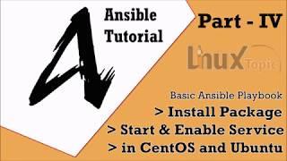 Ansible Playbook Tutorial | How to Install Package and Start Service  Using Ansible Playbook