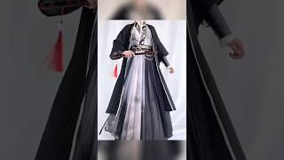 Unisex Black Chinese Hanfu Dress #hanfu #hanfugirl #hanfu汉服 #汉服 #chinesenewyear #hanfuchinese