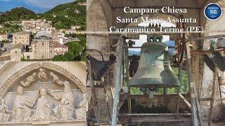 Campane Chiesa Santa Maria Assunta - Caramanico Terme (PE) ABRUZZO [Plenum e Drone]