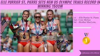 WOMENS 1500m | Elle Purrier St. Pierre Wins at the U.S. Olympic Track and Field Trials |  |