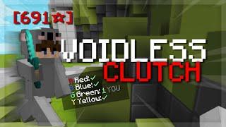 The BEST Voidless Bedwars Clutch EVER (vs Hackers) | Hypixel Voidless Bedwars