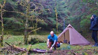 Dancing Lights - Wild Camping Hot Tent