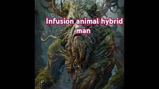 Infusion animal hybrid tiger vs man #animals #hybridanimals #edit #uniquecreatures #lion #fasc