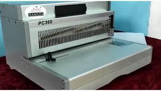 Manual Spiral Binder Machine|Electric Coil Inserter |360mm|Heavy Duty - All Aluminium|Jindal Offset