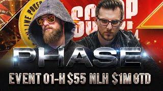 SCOOP 2024 $55 PHASE SvZff | ThePateychuk | Joe Santana $1M Gtd Final Table Cards-Up