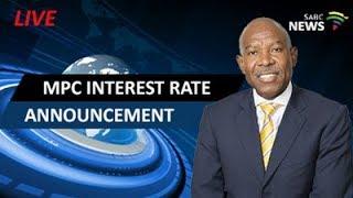 SA Reserve Bank governor Lesetja Kganyago announces MPC rates decision