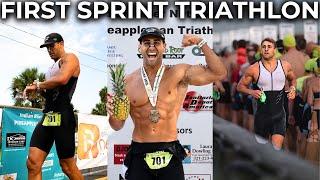 Pilot Day In The Life | MY FIRST SPRINT TRIATHLON