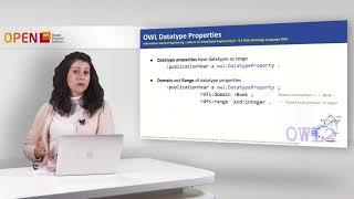 4.2 Web Ontology Language OWL I